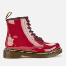 Dr. Martens Kids' 1460 Patent Lamper Lace-Up Boots - Dark Scooter Red
