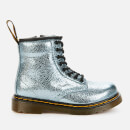 Dr. Martens Toddlers' 1460 Crinkle Metallic Lace-Up Boots - Teal