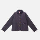 Barbour Heritage Girls' Liddesdale Quilt Jacket - Navy/Moonlight Pink