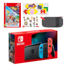 Nintendo Switch (Neon Blue/Neon Red) Paper Mario: The Origami King - Digital Download Pack