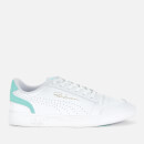 Puma Women's Ralph Sampson Lo Perf Colourblock Trainers - Puma White/Aruba Blue