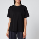 Victoria, Victoria Beckham Women's Logo Rib T-Shirt - Black