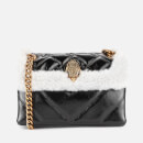 Kurt Geiger London Women's Patent Mini Kensington Bag - Black/White