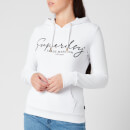 Superdry Women's Alice Script Emb Entry Hoody - Optic