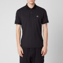C.P. Company Men's Box Logo Polo Shirt - Black
