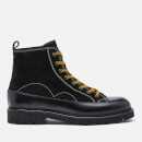 PS Paul Smith Men's Buhl Leather Lace Up Boots - Black