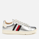 Superdry Women's Vintage Tennis Trainers - Silver
