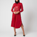 BOSS Women's Daledy Shirt Dress - Bright Red