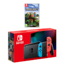 Nintendo Switch (Neon Blue/Neon Red) Minecraft Pack