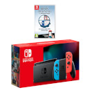 Nintendo Switch (Neon Blue / Neon Red) Dr Kawashima's Brain Training for Nintendo Switch Pack