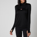 Tommy Sport Women's 1/4 Zip Long-Sleeve Performance Top - PVH Black