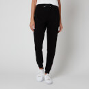 Tommy Sport Women's Cuffed Flag Logo Fleece Pants - PVH Black