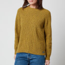 Superdry Women's Freya Tweed Crew Jumper - Mustard Tweed
