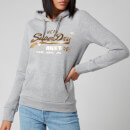 Superdry Women's Vl Luster Hoodie Br - Grey Marl