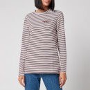 Superdry Women's Stripe Graphic NYC Top - Deep Port Stripe