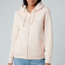 Superdry Women's Established Zip Hoodie - Bright Blush
