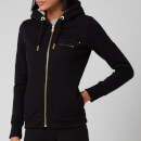 Superdry Women's Established Zip Hoodie - Black