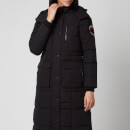 Superdry Women's Longline Everest Coat - Black