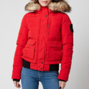 Superdry Women's Everest Bomber Jacket - High Risk Red
