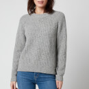 Superdry Women's Freya Tweed Crew Jumper - Light Grey Tweed