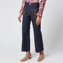 See By Chloé Women's Wide Leg Jeans - Royal Navy