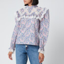 Philosophy di Lorenzo Serafini Women's Liberty Fantasy Print Blouse - Blue