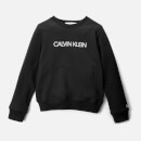 Calvin Klein Institutional Logo Sweatshirt - CK Black