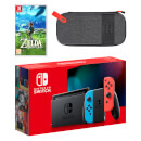 Nintendo Switch (Neon Blue/Neon Red) The Legend of Zelda: Breath of the Wild Pack