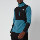 The North Face Men's Glacier Pro 1/4 Zip Fleece - Mallard Blue/TNF Black