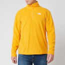 The North Face Men's 100 Glacier 1/4 Zip Fleece - Summit Gold