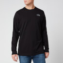 The North Face Men's Long Sleeve Easy T-Shirt - TNF Black/Zinc Grey