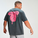 MP x Zack George Acid Wash Oversized Tee - Neon Pink - S
