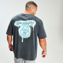 MP x Zack George Acid Wash Oversized Tee - Neon Blue - XXL