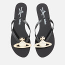 Vivienne Westwood for Melissa Women's Harmonic Orb Flip Flops - Black Orb