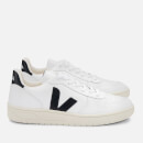 Veja Men's V-10 Leather Trainers - Extra White/Black