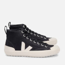 Veja Women's Nova Hit Canvas Hi-Top Trainers - Black/Pierre