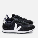 Veja Women's Rio Branco Flannel Running Style Trainers - Darl/White/Black