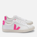 Veja Women's Esplar Logo Leather Trainers - Extra White/Sari