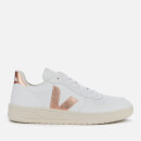 Veja Women's V-10 Leather Trainers - Extra White/Venus