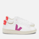 Veja Women's Urca Vegan Trainers - White/Ultraviolet/Orange Fluo