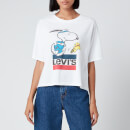 Levi's X Peanuts Women's Graphic Boxy T-Shirt - Snoopy Torch Runner