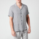 Frescobol Carioca Men's Beam Camp Collar Shirt - Ink