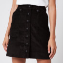 Maison Kitsuné Women's Alma Buttoned Skirt - Black