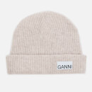 Ganni Women's Recycled Wool Knit Beanie - Brazilian Sand