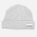 Ganni Women's Recycled Wool Knit Beanie - Paloma Melange