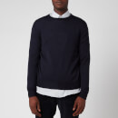 Canali Men's Long Sleeve Crew Neck Jumper - Blue