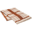 Broste Copenhagen Chequer Throw - Natural/Tan