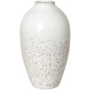Broste Copenhagen Ingrid Vase - Large - Rainy Day/Indian Tan