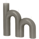 Broste Copenhagen Double Bend Candle - Fungi