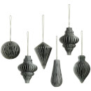 Broste Copenhagen Christmas Mix Baubles - Set of 6 - Thyme